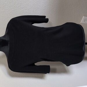 Talbots Black Fitted Short Sleeve Top